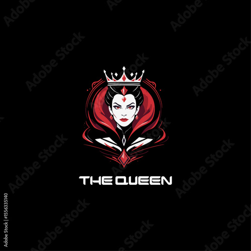 Queen Logo Design Template. Editable and Ready to Use