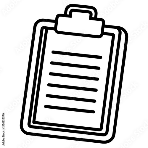Doctor’s Notes Icon – Flat Medical Vector