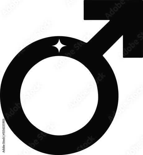 Male and female gender vector symbol