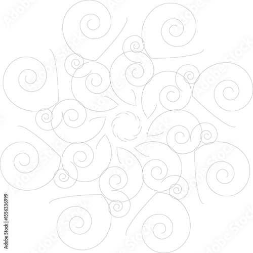 abstract floral background with swirls