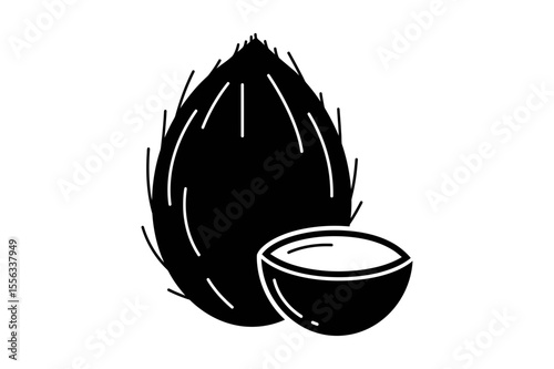 Assorted sweets and treats on a decorative platter silhouette