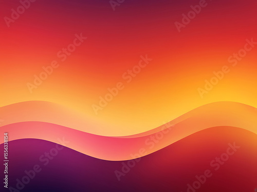 Solar Ember Flow – Abstract Warm Gradient of Yellow, Orange, and Red Hues,AI