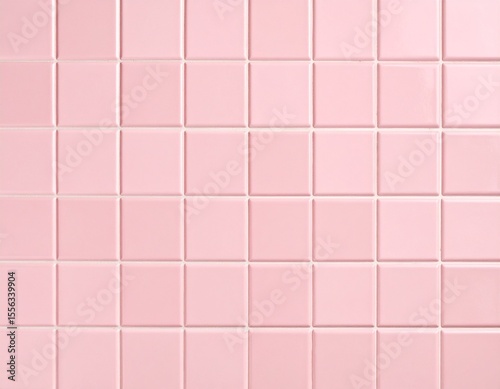 ピンク色の正方形のタイルのシームレス背景