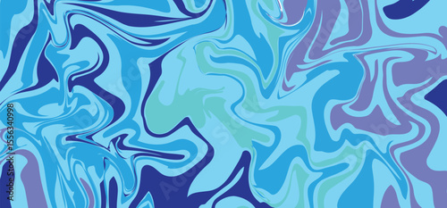 abstract blue pink wave liquid background design for horizontal banner