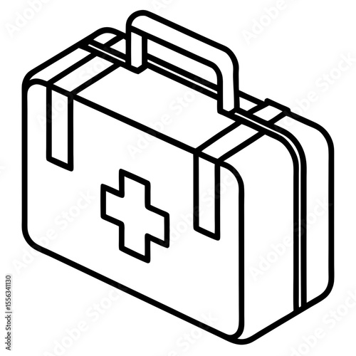 Emergency Kit Silhouette Art