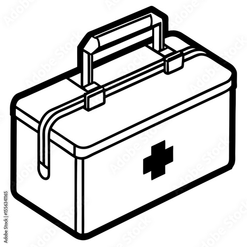 Emergency Kit Silhouette Art