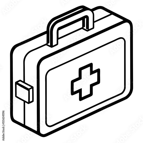 Emergency Kit Silhouette Art