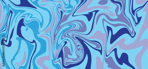 abstract blue pink wave liquid background design for horizontal banner