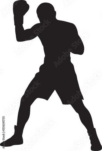 Boxer in Fighting Stance Silhouette

Champion Boxer Throwing a Punch Vector

Boxer Training with Gloves Silhouette

Ring Fighter Action Silhouette Scene

Knockout Punch Boxer Vector Art