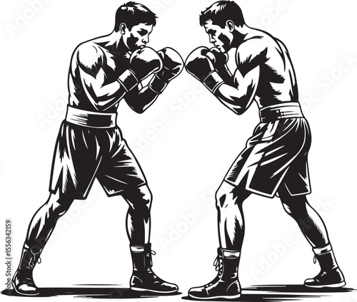 Boxer in Fighting Stance Silhouette

Champion Boxer Throwing a Punch Vector

Boxer Training with Gloves Silhouette

Ring Fighter Action Silhouette Scene

Knockout Punch Boxer Vector Art