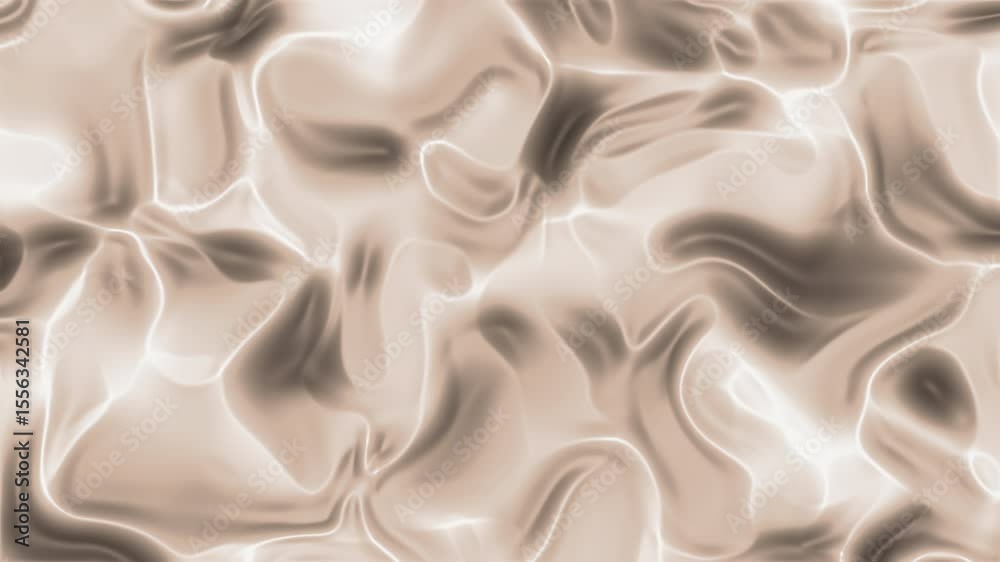 Padrão Abstrato Fluido em Tons de Bege e Marrom