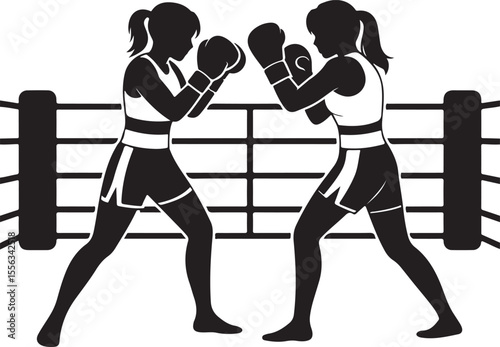 Boxer in Fighting Stance Silhouette

Champion Boxer Throwing a Punch Vector

Boxer Training with Gloves Silhouette

Ring Fighter Action Silhouette Scene

Knockout Punch Boxer Vector Art