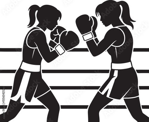 Boxer in Fighting Stance Silhouette

Champion Boxer Throwing a Punch Vector

Boxer Training with Gloves Silhouette

Ring Fighter Action Silhouette Scene

Knockout Punch Boxer Vector Art