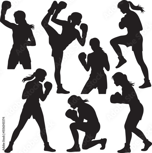 Boxer in Fighting Stance Silhouette

Champion Boxer Throwing a Punch Vector

Boxer Training with Gloves Silhouette

Ring Fighter Action Silhouette Scene

Knockout Punch Boxer Vector Art