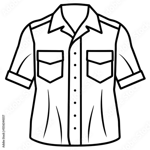 Tropical Explorer Shirt Silhouette