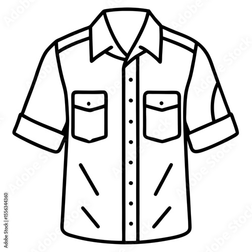 Tropical Explorer Shirt Silhouette