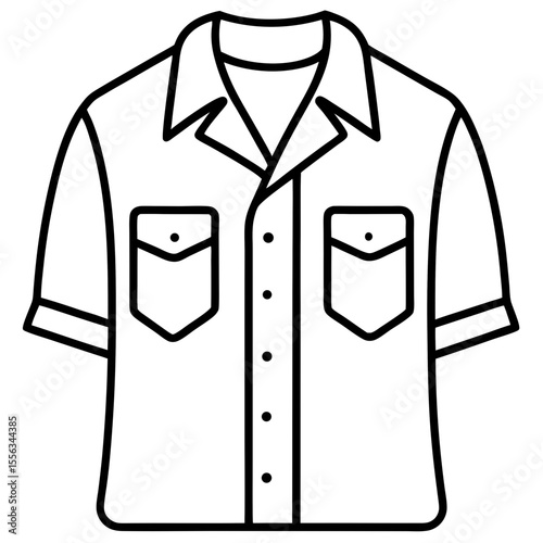 Tropical Explorer Shirt Silhouette