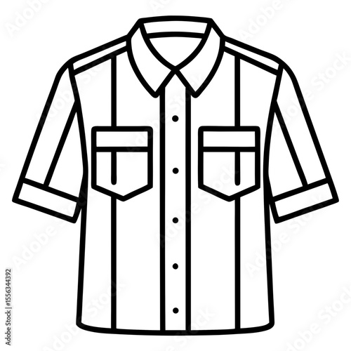 Tropical Explorer Shirt Silhouette