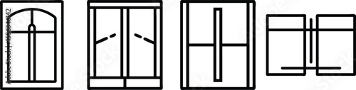 Collection of Modern and Classic Window and Door Designs, Architectural Elements