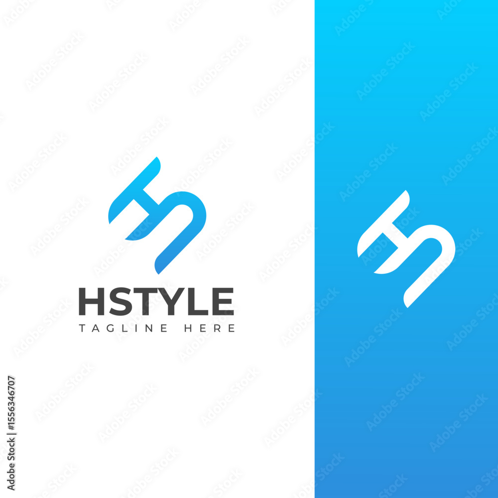 Elegant HS, SH Monogram Logo Design White Letters Elegant HS, SH Monogram Logo Design White Letters