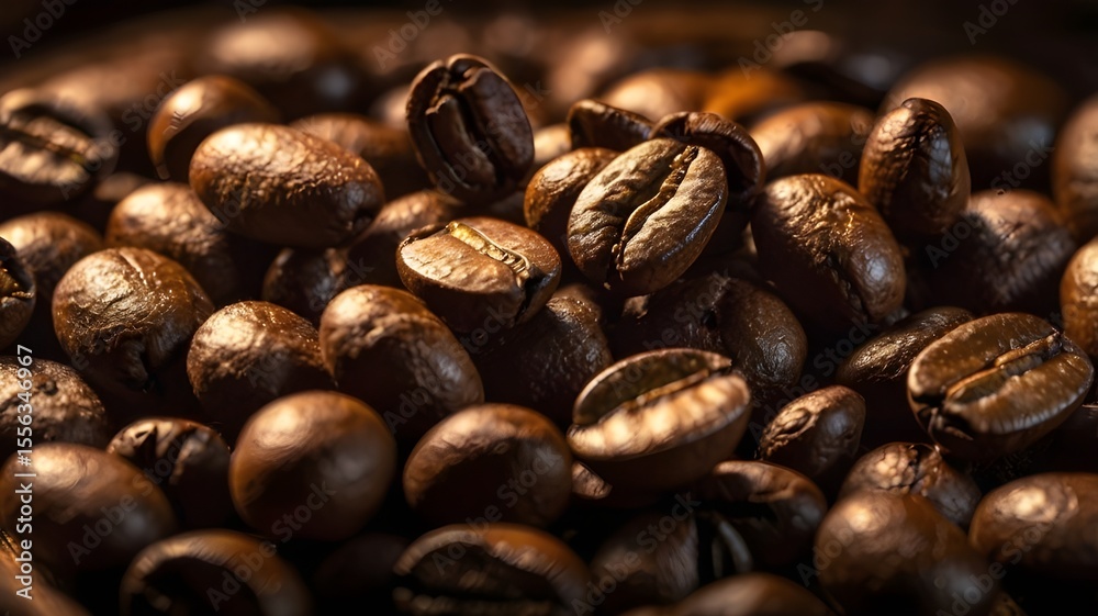 Fototapeta premium roasted coffee beans
