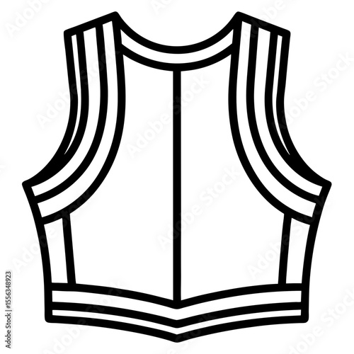 Minimalist Sleeveless Gym Vest Design