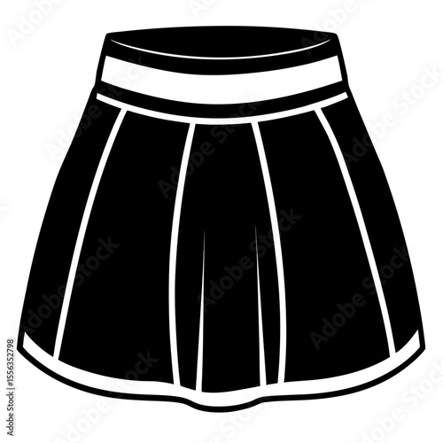 Minimal Skort Vector Illustration