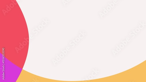 Geometric animation motion graphic for presentation or background video 