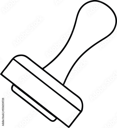 stamp icon isolated sign symbol 