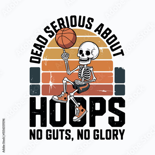 Vintage Basketball T-Shirt Graphic