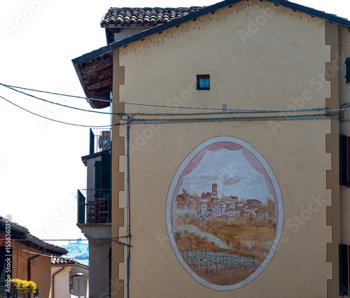 Buldings in Neive Piemonte