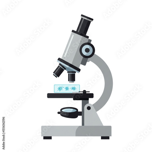 Microscope and Slide Icon