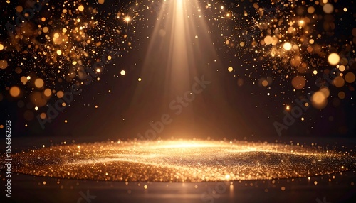 光が降り注ぐ背景素材