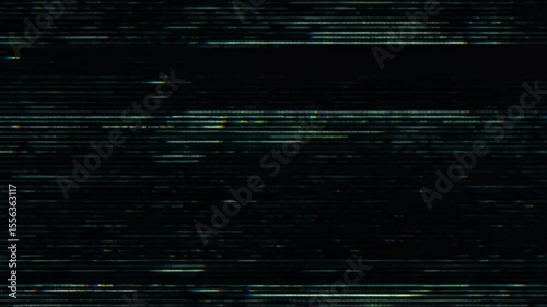 TV glitch signal distortion digital noise error glitch background, looping smooth animation.