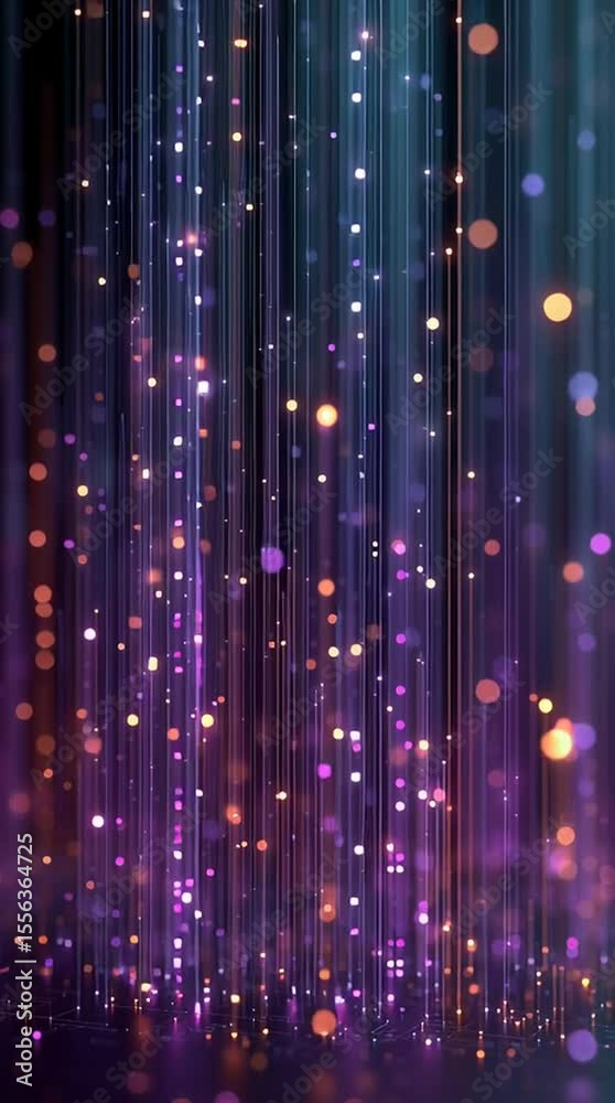 Fond d’Écran Numérique Futuriste avec Circuits Néon et Éléments Holographiques