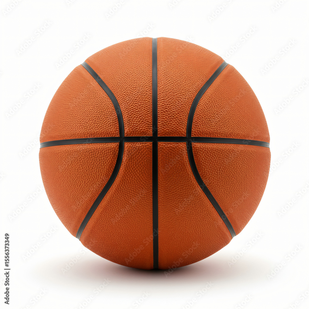 Fototapeta premium basketball ball isolated on white background 