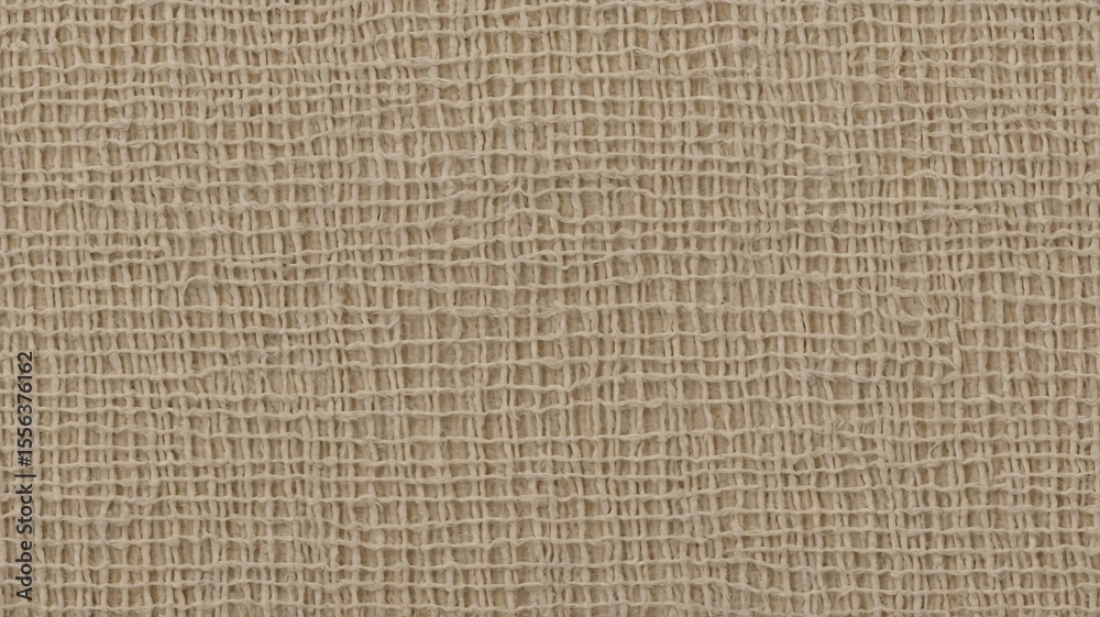 Fototapeta premium Textured Surface of Woven Material Highlighting a Natural Aesthetic, Ideal for Home Decor or Crafts, Captured in Soft Lighting