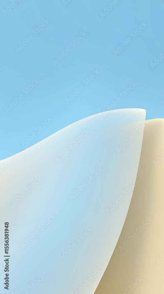 Paysage Abstrait Rêveur en Dégradés Pastel et Éclat Éthéré