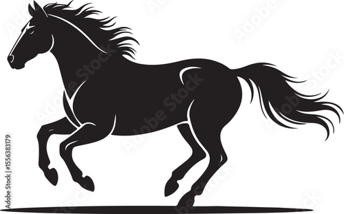Horse Silhouette vector illustration