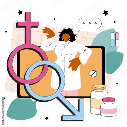 Doctor medicine healthcare medical health clinic hospital patient pharmacy treatment wellness online therapy telehealth vector art illustration and png 