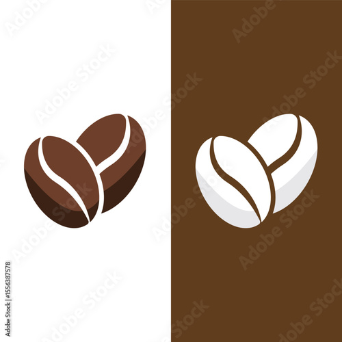 coffee bean icon vector