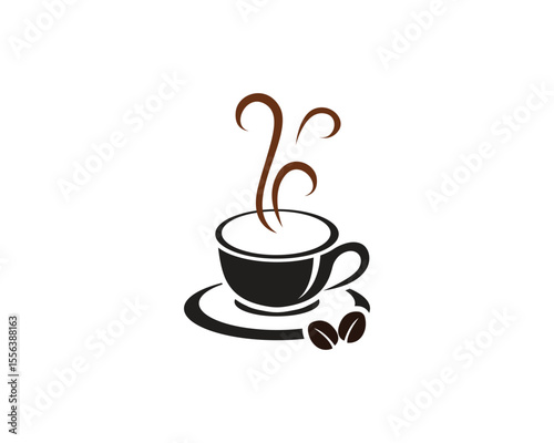 Coffee cup Logo Template vector icon