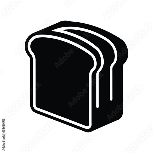  Minimal Toast Graphic Isolated Vector