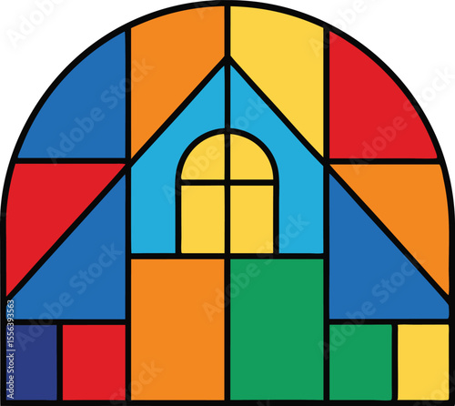 stained glass window