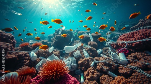 Coral Reef: Beauty and Plastic Pollution