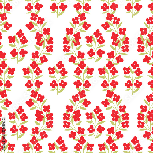 Wallpaper Mural Tropical flower pattern seamless, silhouette of blooming, hand drawn botanical, Floral leaf for spring and Summer time, natural ornaments for textile, fabric, wallpaper, background design.
 Torontodigital.ca