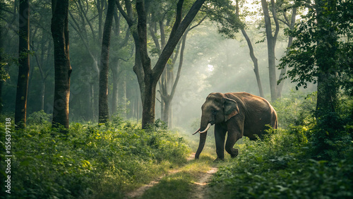 Elephant in the forest