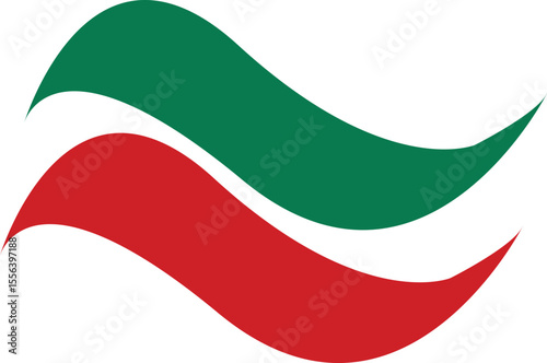Bangladesh flag wave isolated or transparent background vector illustration.