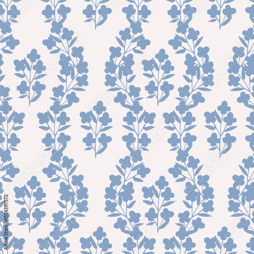 vintage floral seamless pattern. Rich with nostalgia and classic elegance, this pattern evokes the charm of a bygone era for print and textile
