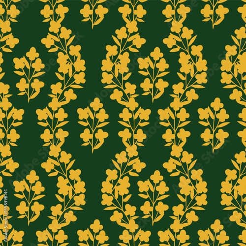 vintage floral seamless pattern. Rich with nostalgia and classic elegance, this pattern evokes the charm of a bygone era for print and textile